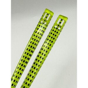 Dilem Interchangeable Eyeglass Temples CHARTREUSE PIXELS (SLIM) Geek Chic France